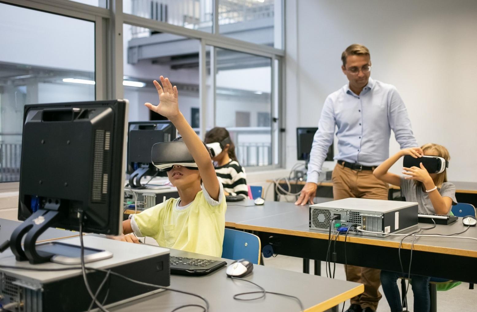 Business team collaborating on budget analysis with laptops and financial documents